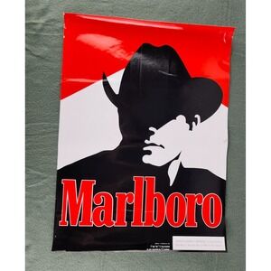 Vintage NOS‎ Marlboro Man Silhouette Decal Sticker Cowboy Display Advertising